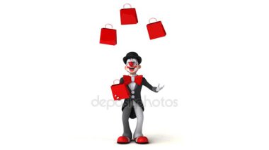 Çanta ile hokkabazlık palyaço 