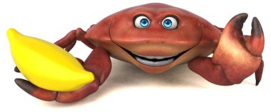 Muzlu komik çizgi film karakteri 