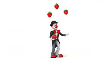 Çilek ile hokkabazlık palyaço  