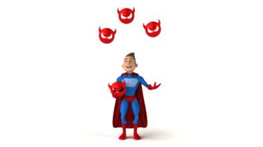 Virüsler ile hokkabazlık eğlenceli süper kahraman