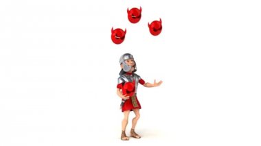 Romalı asker virüs işaretleri ile hokkabazlık  