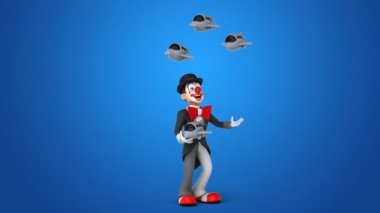 Uçakla hokkabazlık palyaço 