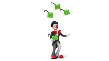 Yağ ile hokkabazlık palyaço 