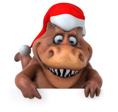 dinozor Noel Baba'ya ha