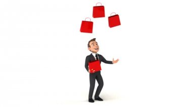  çanta ile hokkabazlık işadamı 