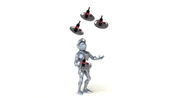 chevalier jongler avec le vin 