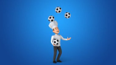  Şef karakter topları ile hokkabazlık