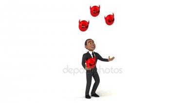  virüs işaretleri ile hokkabazlık işadamı