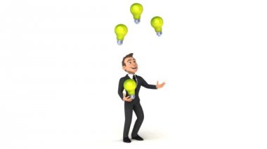 ampuller ile hokkabazlık işadamı