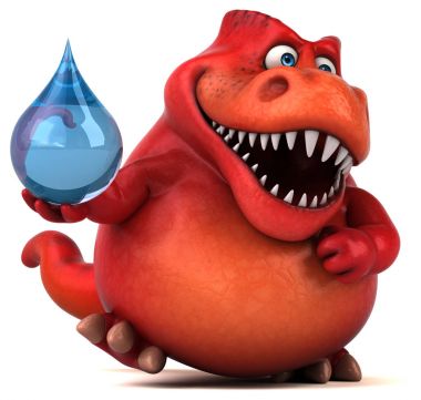 çizgi film karakteri ile damla 