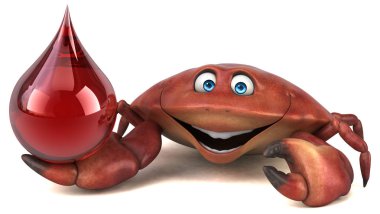 eğlenceli çizgi film karakteri ile damla