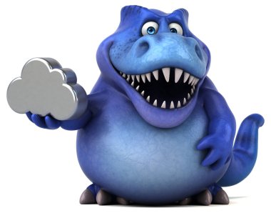 Eğlenceli çizgi film karakteri Cloud