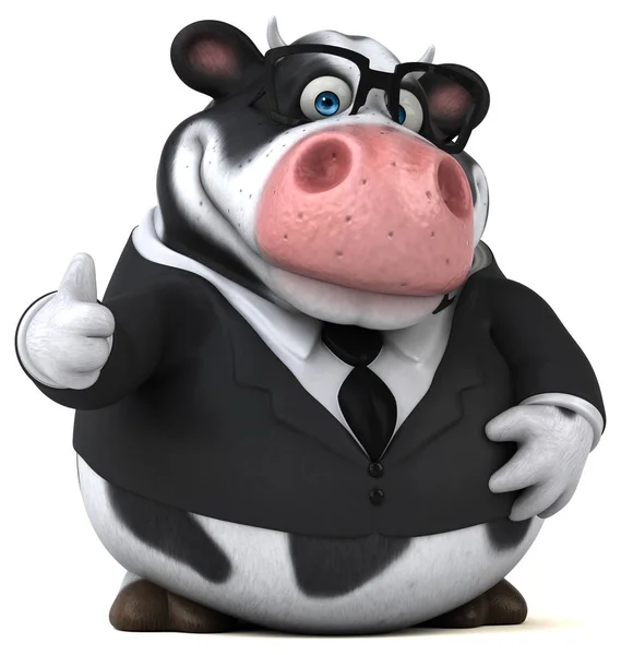 Fun cow character — Stock Photo, Image