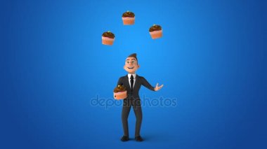 işadamı ile cupcakes hokkabazlık