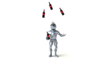 şarap ile hokkabazlık şövalye  