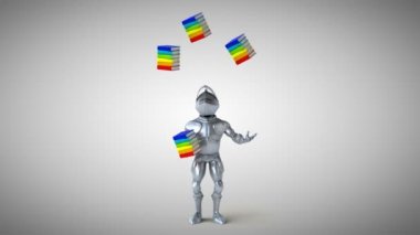 Kitaplar ile hokkabazlık şövalye  