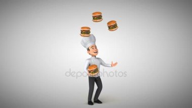 hamburger ile hokkabazlık Şef karakter