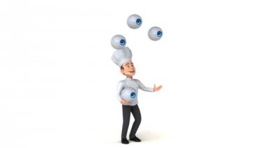  Şef karakter gözlerle hokkabazlık