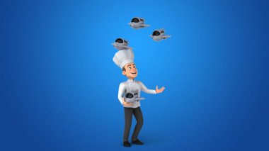 Şef karakter uçakları ile hokkabazlık 