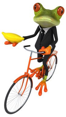 Muzlu komik çizgi film karakteri