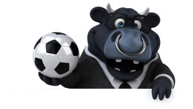 komik çizgi film karakteri ile Top