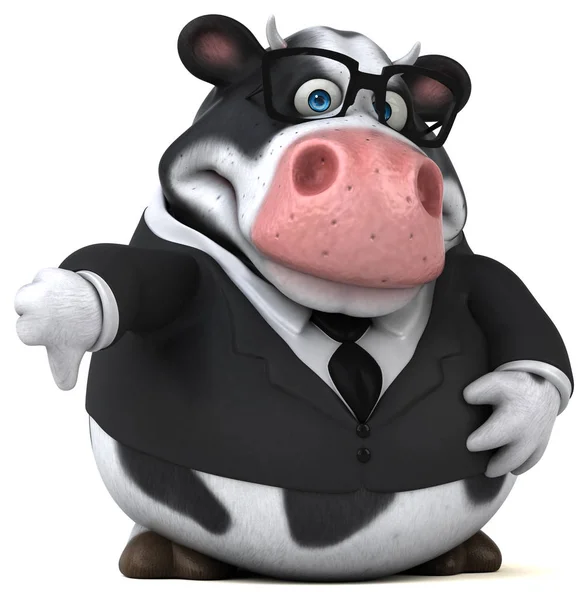 Fun cartoon businessman — Stock Photo, Image