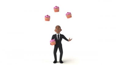 işadamı ile cupcakes hokkabazlık