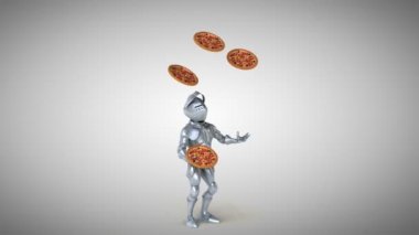 Pizza ile hokkabazlık şövalye   