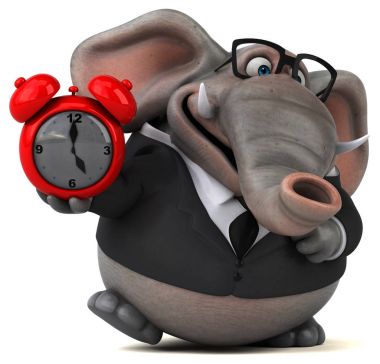 Saatli çizgi film karakteri  -