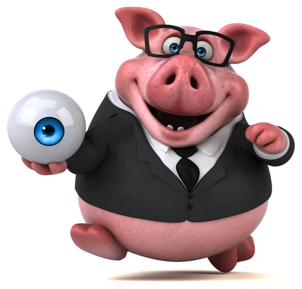 Funny cartoon character with  eye — Stock Photo, Image