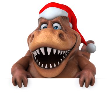 Artoon karakter Noel Baba 