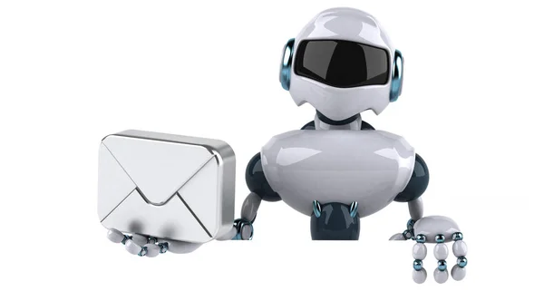 Personagem de desenho animado robô — Fotografia de Stock