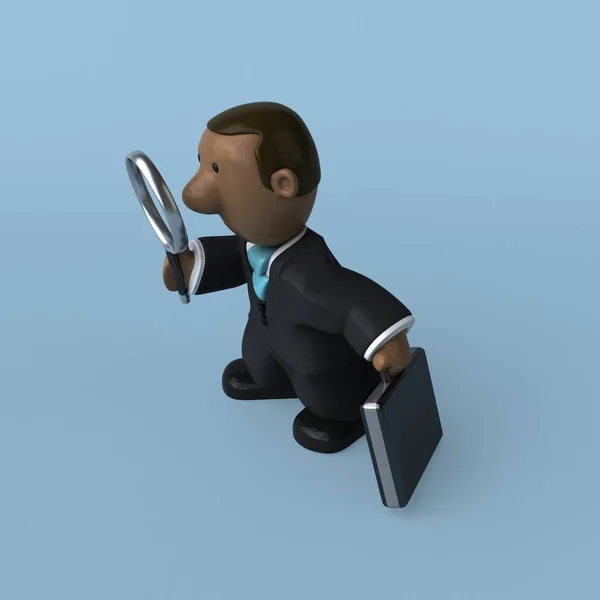 Personaj om de afaceri desen animat — Fotografie, imagine de stoc