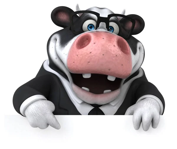 Fun cartoon businessman — Stock Photo, Image