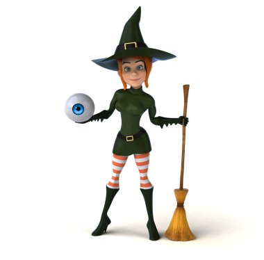 çizgi film karakteri göz ile