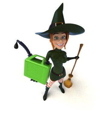 yağ ile eğlenceli çizgi film karakteri 