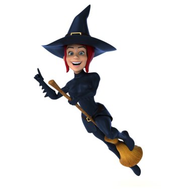 Seksi cadı - illüstrasyon