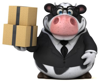 çizgi film karakteri ile kutuları