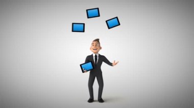  Tablet ile hokkabazlık işadamı