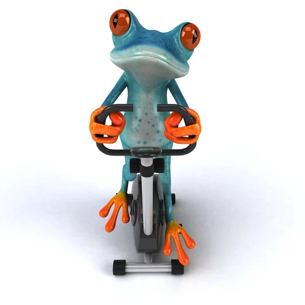 Spaß beim Froschradfahren — Stockfoto