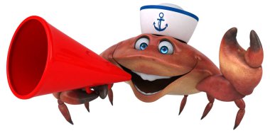 Eğlenceli Yengeç karakter