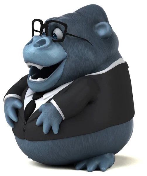 Cartoon character businessman — Stock Photo, Image