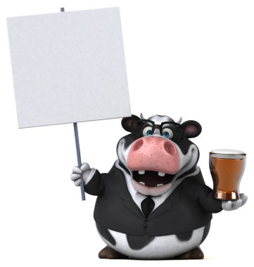 çizgi film karakteri bira ile