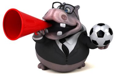 komik çizgi film karakteri ile Top