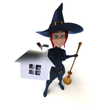 komik çizgi film karakteri ev