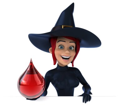 eğlenceli çizgi film karakteri ile damla 