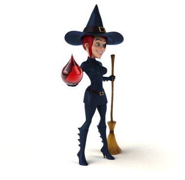 eğlenceli çizgi film karakteri ile damla 