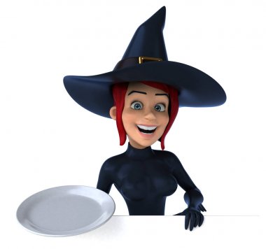  çizgi film karakteri plaka ile 