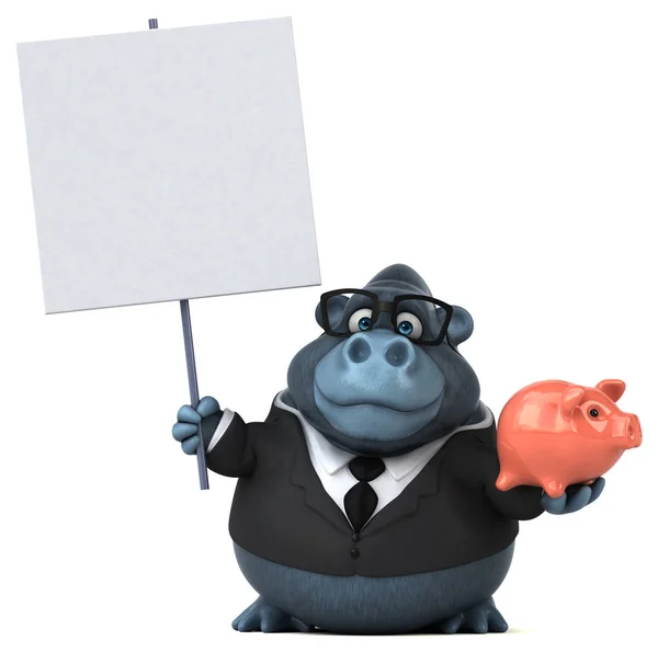 Piggy Bank rajzfilmfigura — Stock Fotó