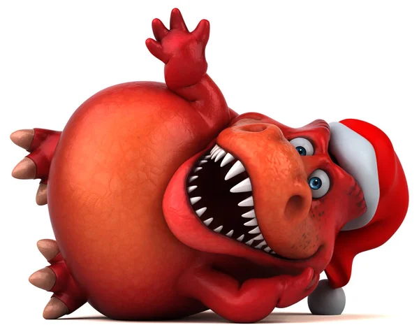 Divertente cartone animato Babbo Natale — Foto Stock